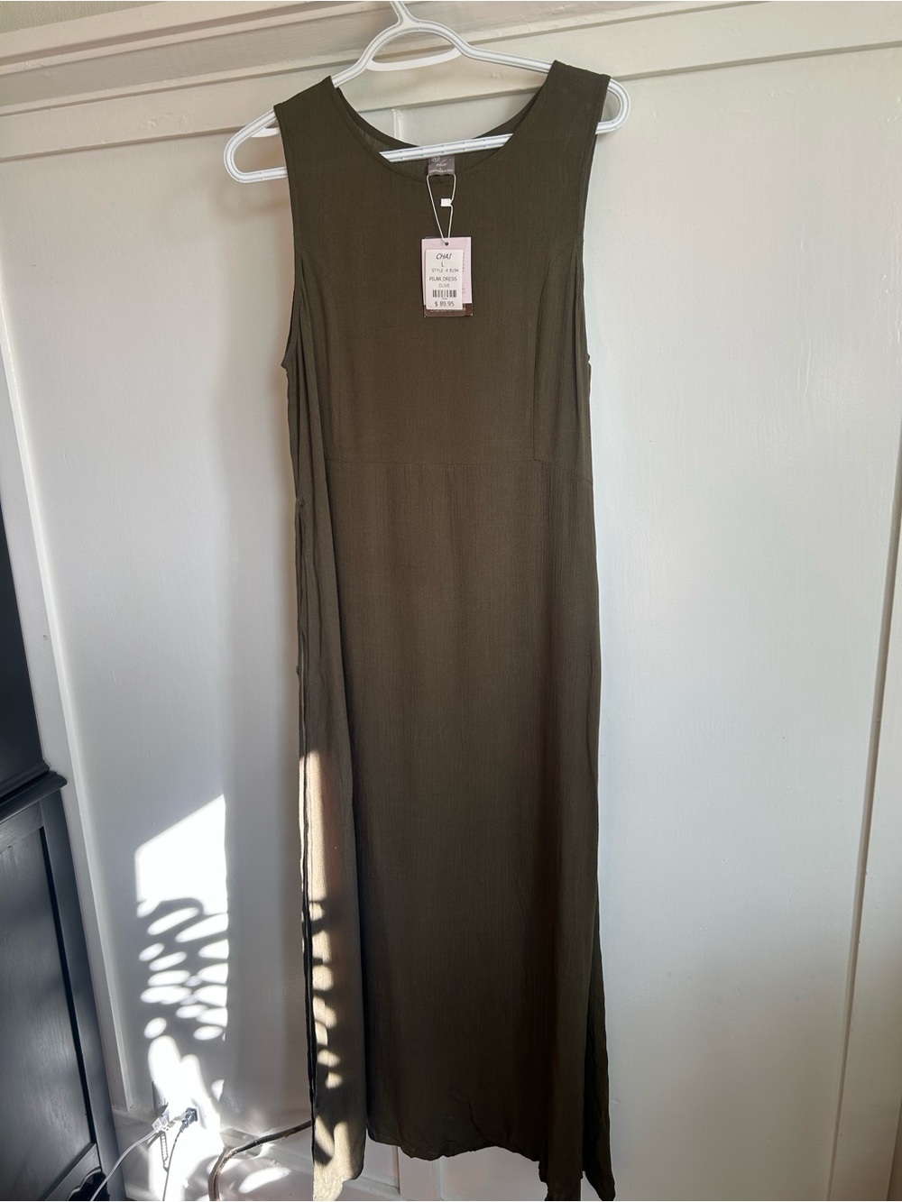 Olive Green Chai Maxi Dress